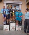 Imagen correspondiente al Trofeo del año 2008. Podio con los ganadores y Sr. Concejal.